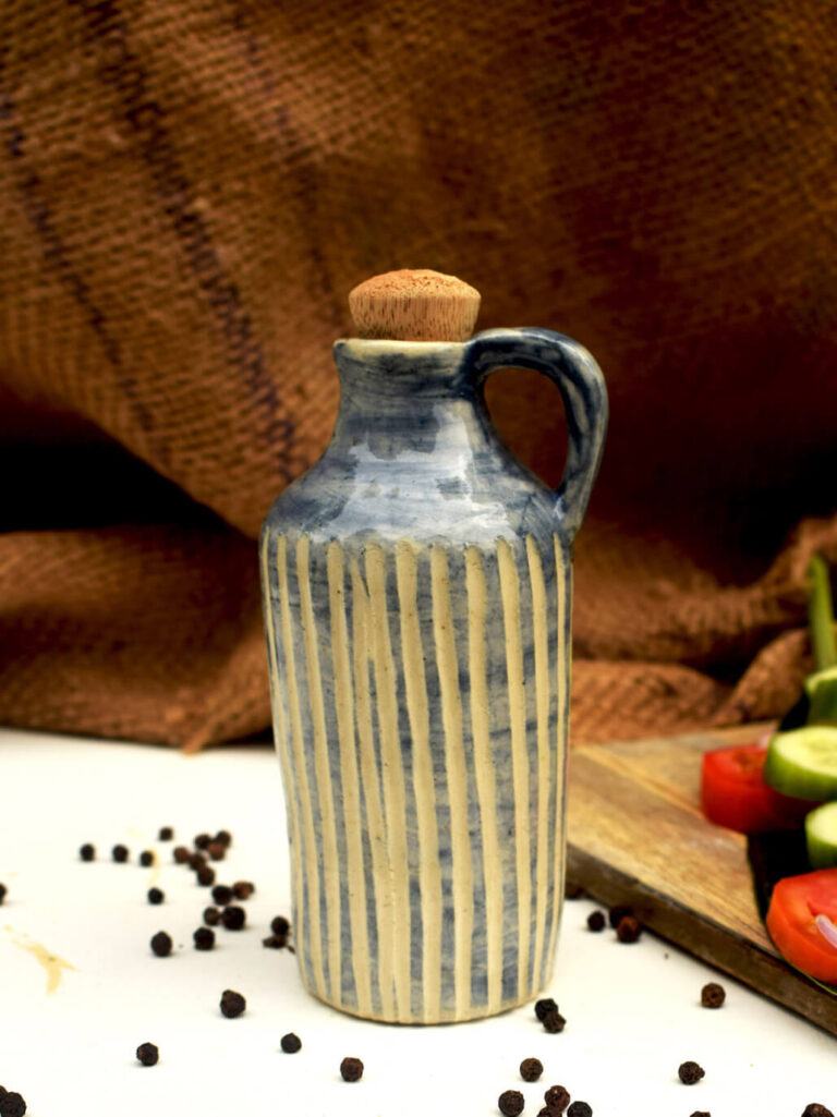ceramicoilbottle Claybotik Pottery & Ceramic Studio In Jaipur