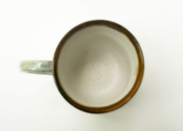 Claybotik Blue White Ceramic Coffee Mug