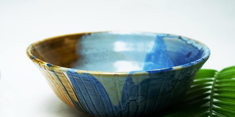 17_Blue Yellow Salad Bowl_1 Blue Yellow Salad Bowl