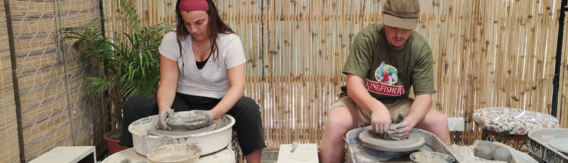 Couple Pottery Workshop Banner