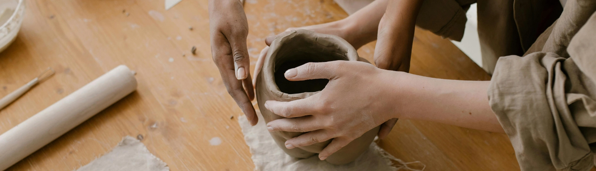 all pottery workshop banner