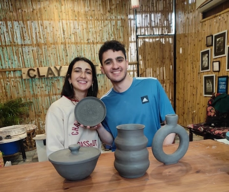 Couple Pottery Session mobile